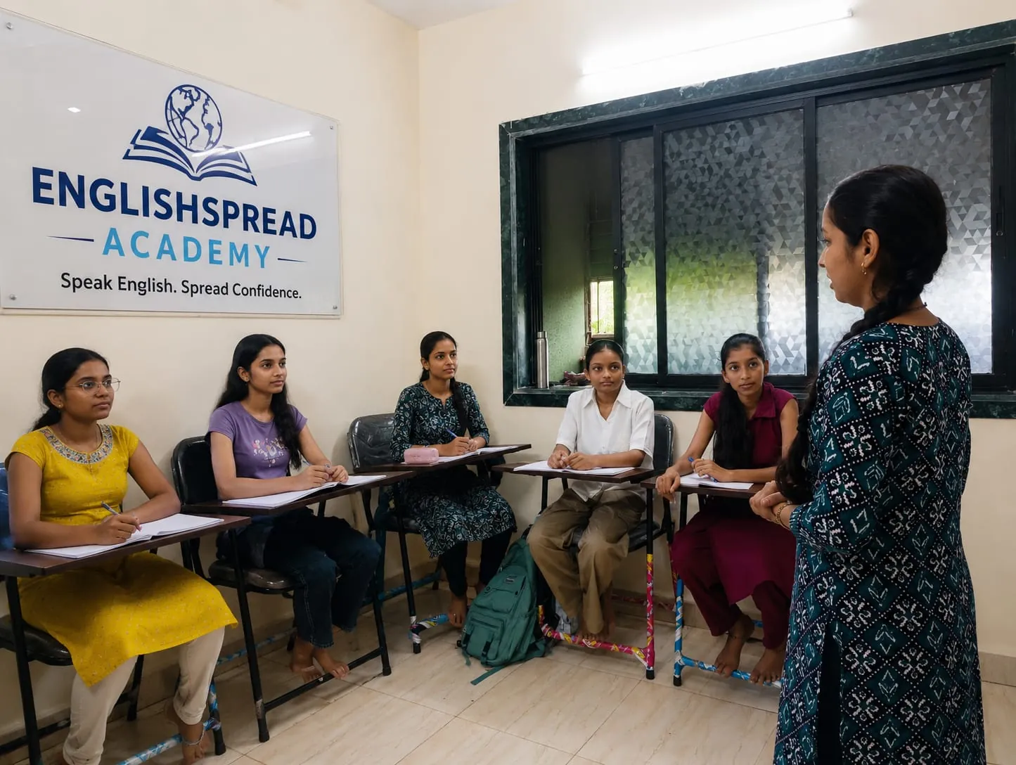 English speaking class at English Spread Academy Boisar