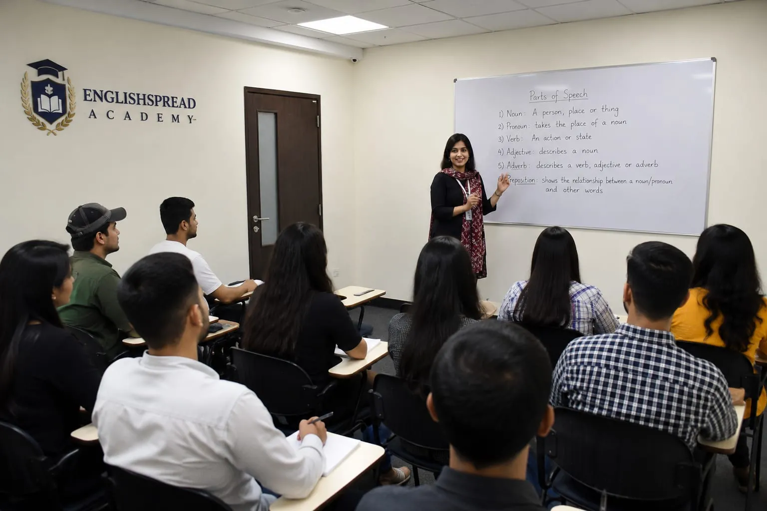 English batch activity at English Spread Academy Boisar
